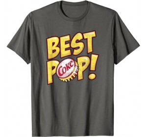 Coca Cola Fathers Day Best Pop Bottle Cap Logo T-Shirt